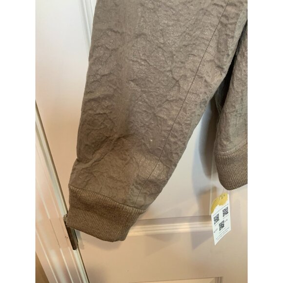 John Elliott Gray Wool Zip-Up Varsity Bomber Jacket Season Eight, Size Large - Picture 4 of 7